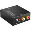 Audio převodník RCA+3,5mm /konvertor digitálního zvuku na analogový/