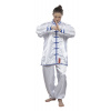 Hayashi Tai Chi/Wushu Uniform - white, size 160 cm Size: 160 cm, Color: White