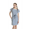 dámské šaty Meatfly Lottie 2025 Blue Stripes