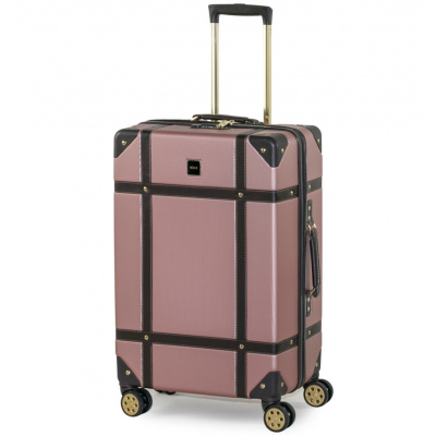 Cestovný kufor ROCK TR-0193/3-M ABS - ružový - 60 l
