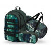 BAAGL SET 3 Skate Forest: batoh, penál, sportovní taška