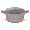 Berlingerhaus Kastrol s titanovým povrchem a poklicí 30 cm Taupe Collection BH-8103