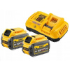 Štartovacia sada DeWalt 2 akumulátory FLEXVOLT 18-54V/9.0-3.0Ah + rýchlonabíjačka