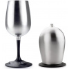 Kempingové riady GSI Outdoors Glacier Stainless Nesting Wine Glass (090497633058)