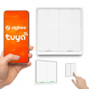 INNY-LG TUYA Diaľkové ovládanie TUYA SC12 ZigBee scénické tlačidlo 2 kanály 6 SCENES