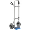 Hliníková rudla na vrecia ,lopata š x h 280 x 140 mm, modrá EUROKRAFTpro