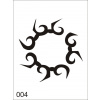 Airbrush tetovacia šablóna pre jednorazové použitie V004