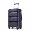 Kono K2092L Kufor spinner 76cm Modrý Navy Polypropylen