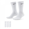 Nike Everyday 3 Pack Cotton Cushioned Crew Socks White/Black 2-5 (S)