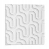 Vinylové dlaždice s grafikou do kúpeľne, vlny v 3D vrstvách, 20 kusov, 20 x 20 cm