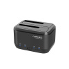 Dokovací stanice pro HDD 2,5''/3,5'' USB 3.0 Natec Kangaroo Dual, funkce klonování, napájecí adaptér