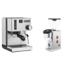 Rancilio Silvia E + Rocket Espresso FAUSTINO 3.1, copper