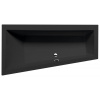 Polysan Asymetrická vana ANDRA L 90x170 cm akrylát levá černá 81111BM