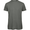 B&C | Inspire T /men, Pánske tričko Medium Fit z bio bavlny, zelená millennial khaki, XXL