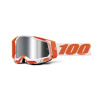 100-PERCENT, 100% RACECRAFT 2, 100% OKULIARE ORANGE, STRIEBORNÉ PLEXI