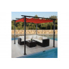 Pergola so sťahovacou strechou 3x3 m Dekorhome