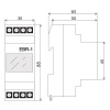 EBR-1 - Hladinový spínač pre dve úrovne, 230V, 6A
