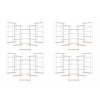 Trestles Balíček 20xSUPER HIT - Policový regál 1800x900x600 Farba: biela