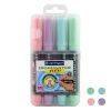 Zvýrazňovač CENTROPEN 8542 FLEXI PASTEL - sada 4 ks