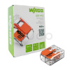 WAGO WAGO Krabicová svorka 2-pólová, páčková, 2x(0,14…4mm²), CAGE CLAMP®, bal.100ks