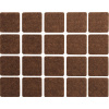 EXTOL CRAFT Podložky pod stoličky - 20x20mm Samolepiace 20ks tmavé