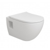 Hopa Závesné WC TIBERA RIMLESS, so sedadlom Soft-close, priznaná montáž OLKZT1055