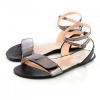 Shapen barefoot sandálky Daisy black 39