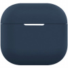AppleKing ochranný silikónový obal pre AirPods 4 - tmavomodrý - možnosť vrátiť tovar ZADARMO do 30tich dní