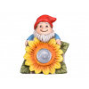 Nohel garden Trpaslík se slunečnicí solární cementový 8x5x9cm