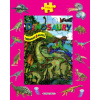 Dinosaury - leporelo s puzzlami - Marcela Grez