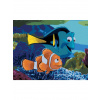 Diamantové maľovanie - MARLIN A DORY (HĽADÁ SA NEMO) Rámovanie: vypnuté plátno na rám, Rozmer: 40x50 cm