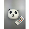Mäkké nočné nástenné svietidlo PUFI Panda s diaľkovým ovládaním (Mäkké nočné nástenné svietidlo PUFI Panda s diaľkovým ovládaním)