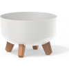 PROSPERPLAST Kvetináč GRACIA LOW 23,5 cm biely