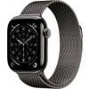 Apple Watch Series 11 Cellular 42 mm Bridlicový sivý titán s bridlicovo sivým milánskym ťahom MF8U4WF/A