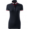 Malfini premium Collar up Dámska polokošeľa 257 Dark navy XXL