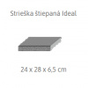 ABW Strieška Ideal štiepaná, Farba piesková