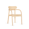 PAGED La Benda B-2960 Seat Wood Back Wood Farba dreva: buk lakovaný, Čalúnenie: dyha