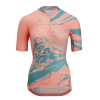 Silvini cyklo dres Catirina WD1621 coral/green 3XL