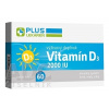 PLUS LEKÁREŇ Vitamín D3 2000 IU cps 1x60 ks