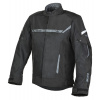 Bunda na motorku AYRTON Bullet II Flow (černá, tmavě šedá, vel. 2XL)