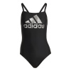 adidas Big Logo Swimsuit Womens Black/White 28 inch
