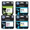 4x originálny atrament HP 912XL BK + 912 CMY pre HP 8010 8020