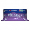 Verbatim DVD+R DL Double Layer Matt Silver 43757 8.5GB 8x spindle 25-pack