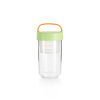 Lékué svačinový box Jar To Go 600 ml tyrkysový