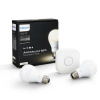Philips hue starter kit white 2 set led e27 9,5w a60 + bridge