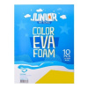 JUNIOR Color Eva Foam, dekoračná pena A4 2mm žltá (10ks)