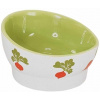 Nobby keramická ergonomicky tvarovaná miska pro hlodavce ředkvičky 18,5 x 9,5 cm 750 ml