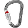 Karabína PETZL Attache Screw Lock gray