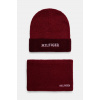 Detská čiapka a šál komín Tommy Hilfiger AU0AU01938.G.9BYH červená 50/52