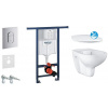 Grohe SET Jadrofix 38588001 +WCzávesné BAU CERAMIC Rimless +sedátSC +ArenaCosmo Chróm 38588SET